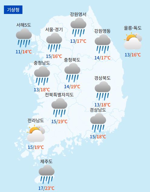 전국날씨예보 / 케이웨더