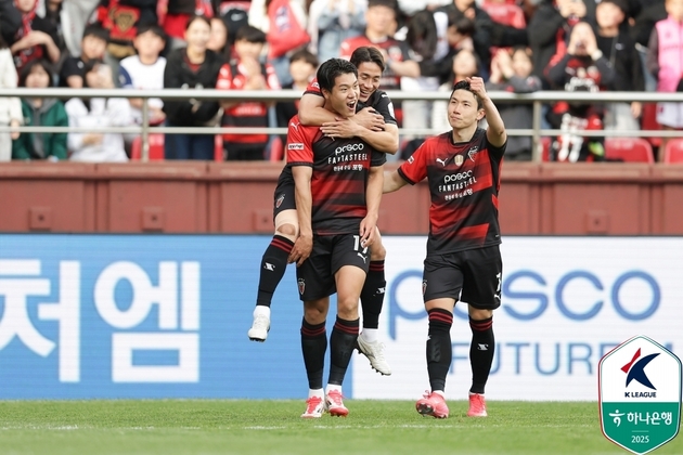 “멀티골 폭발”…이호재, 수원FC전 두 골→포항 2-0 완승 견인 / 연합뉴스