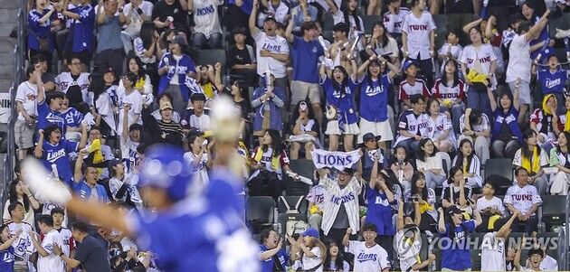 “8회 역전 드라마”…삼성라이온즈, 엘도라도 합창→연승·역전극 견인
