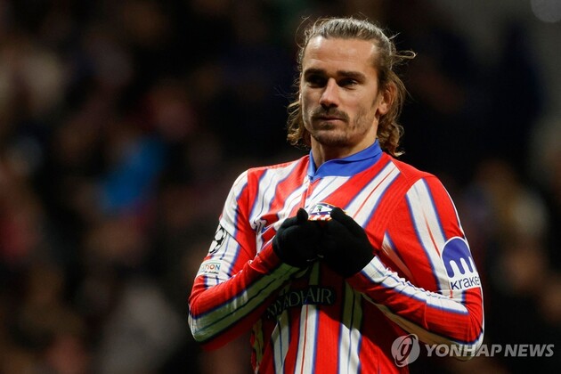 “최다 득점자 재계약”…그리에즈만, 아틀레티코와 2027년 동행→구단 레전드 굳히기 / 연합뉴스