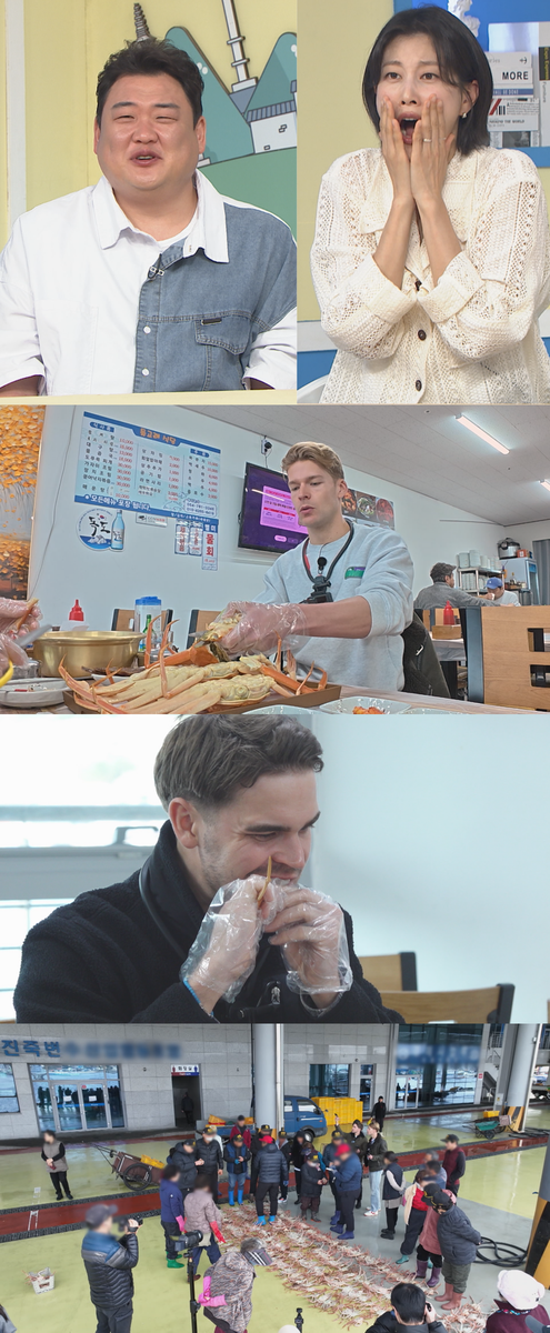 “경악의 손질”…‘어서와 한국은 처음이지’ 덴마크 듀오, 대게 먹방 참사→김준현 분노 폭발