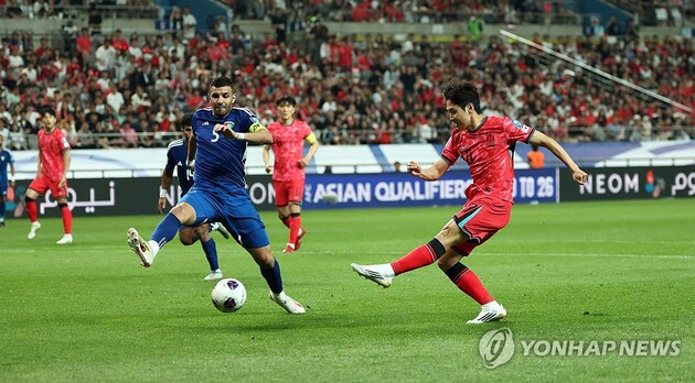 “왼발 골 폭발”…이강인, 쿠웨이트전 추가골→한국 4-0 완승 견인
