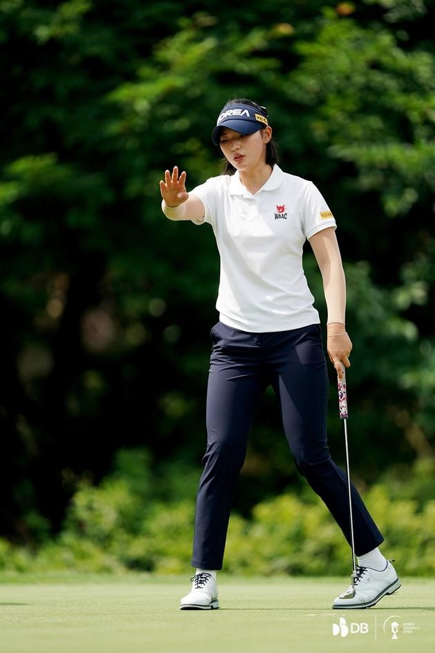 “기권 사태 속 이글”…박서진, 한국여자오픈 3R 2언더→우승 경쟁 가세 / 연합뉴스