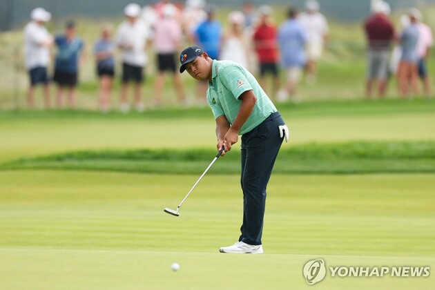 “난코스 적응력 증명”…김시우, US오픈 2R 공동 8위→3R 진출 전망