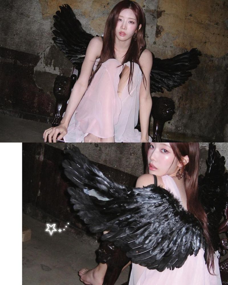 “무너진 밤에 깃든 검은 날갯짓”…김립, 신비로움→몽환적 변신 / 걸그룹 아르테미스 김립 인스타그램