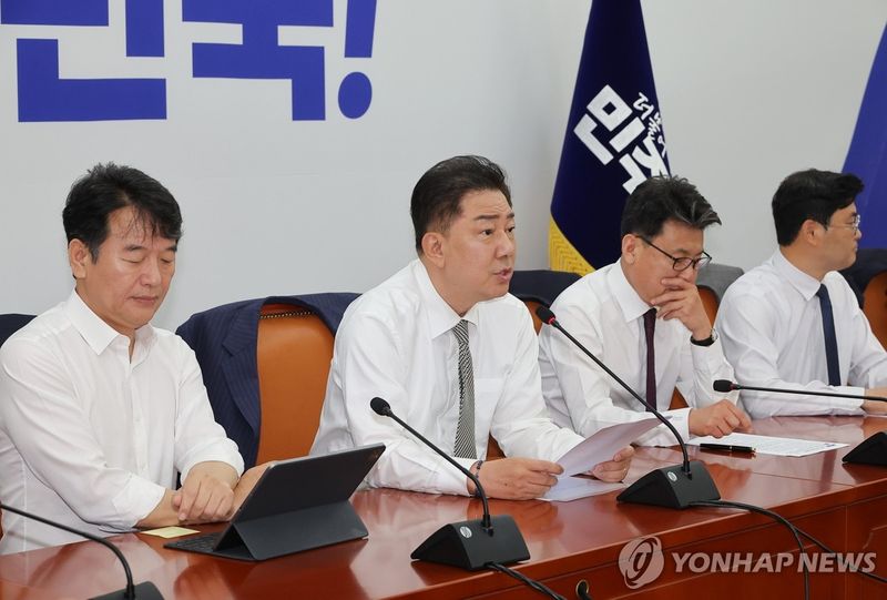 더불어민주당 김병기, 추경 협치 촉구…국민의힘에 민생·국격 회복 동참 요구