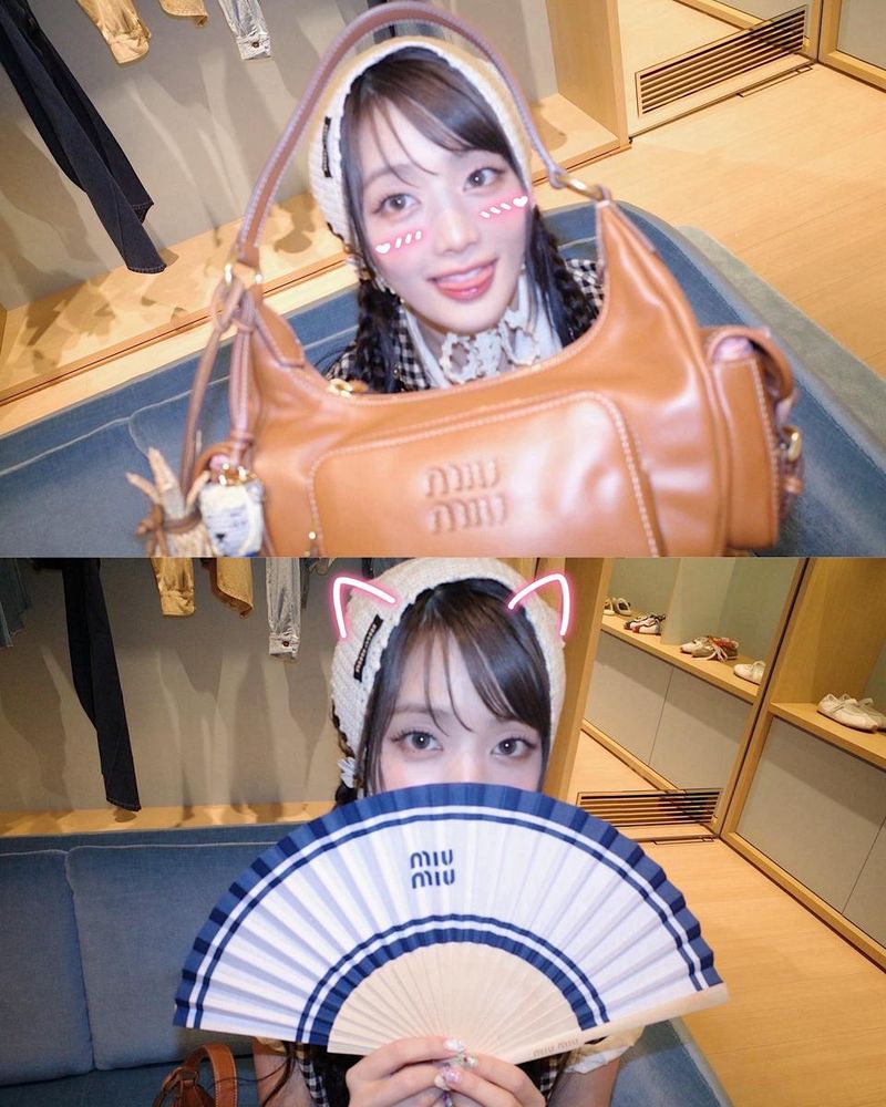 “MiuMeow”…민니, 소녀 감성 여름→순수발랄 셀카 / 걸그룹 아이들 민니 인스타그램