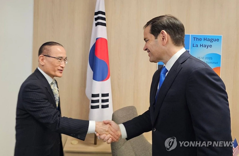 위성락 안보실장, 루비오 미 국무장관 면담 / 연합뉴스