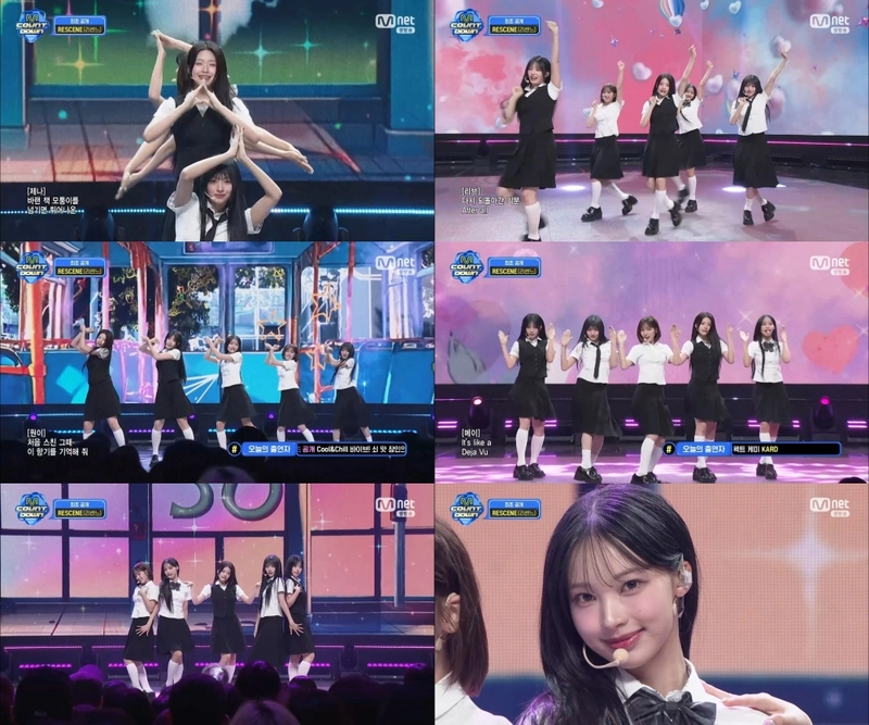 “리센느 ‘Deja Vu’ 퍼포먼스”…엠카운트다운 첫 무대→여름 풀향 가득 / Mnet엠카운트다운