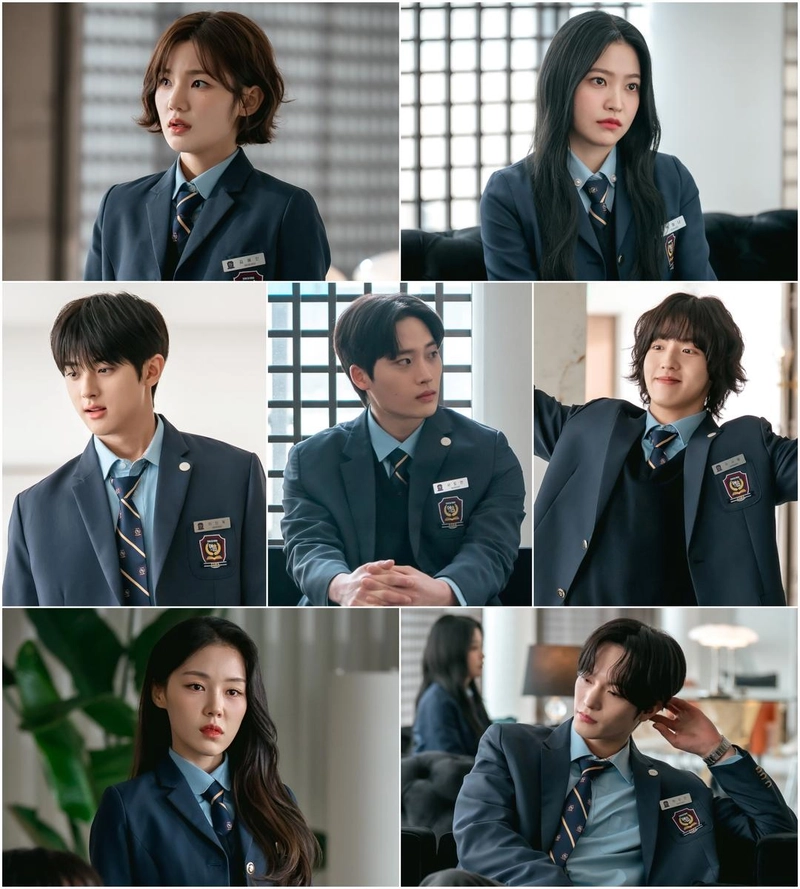 “이은샘의 등장에 얼어붙은 라운지”…‘청담국제고등학교 2’ 2회, 다이아몬드 6 충격→관계 흔들린다 / 와이낫미디어, 리안컨텐츠