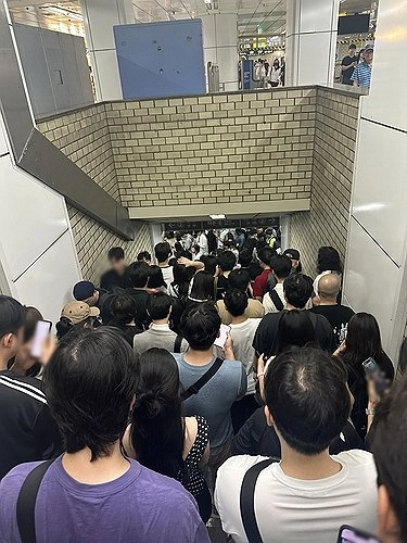 지하철 2호선 출근대란 / 연합뉴스