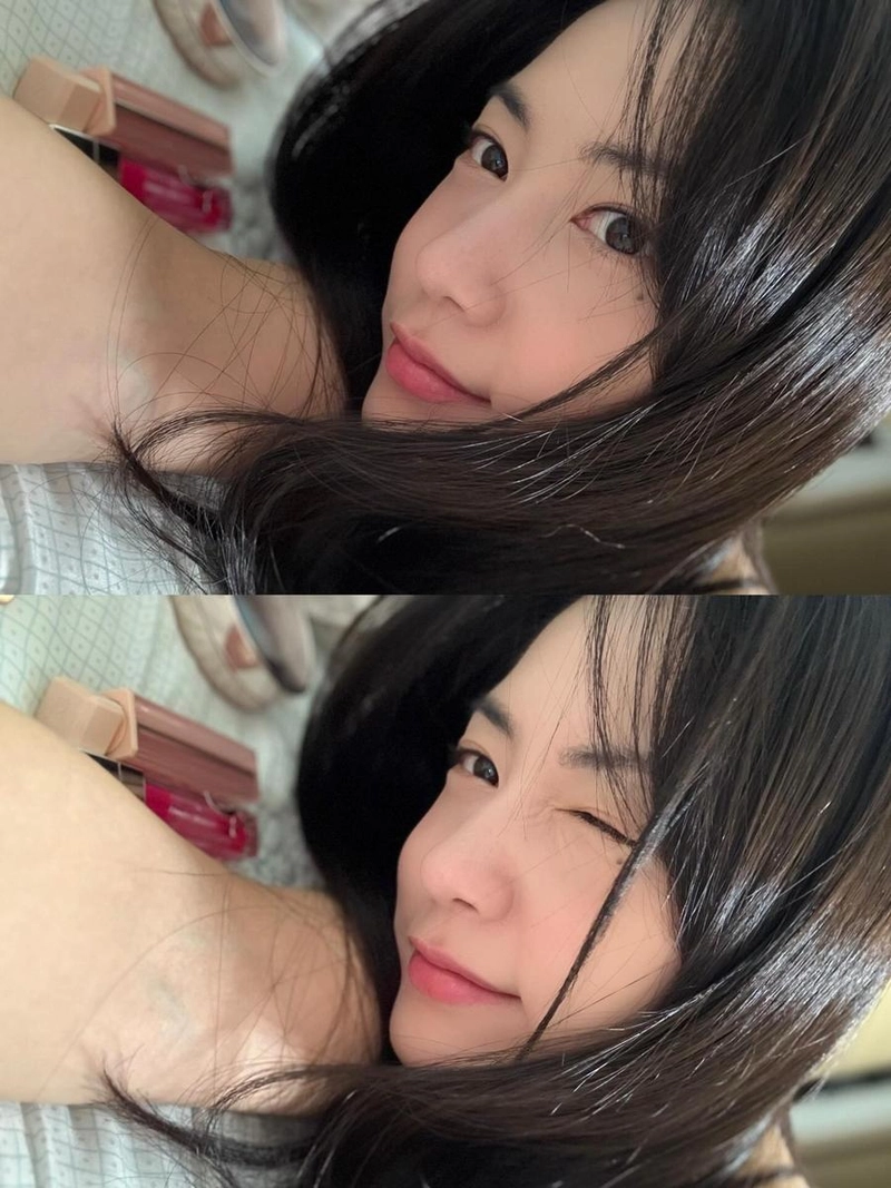 “한낮에도 차분하게”…류효영, 맨 얼굴 미소→여름의 편안함 / 배우 류효영 인스타그램