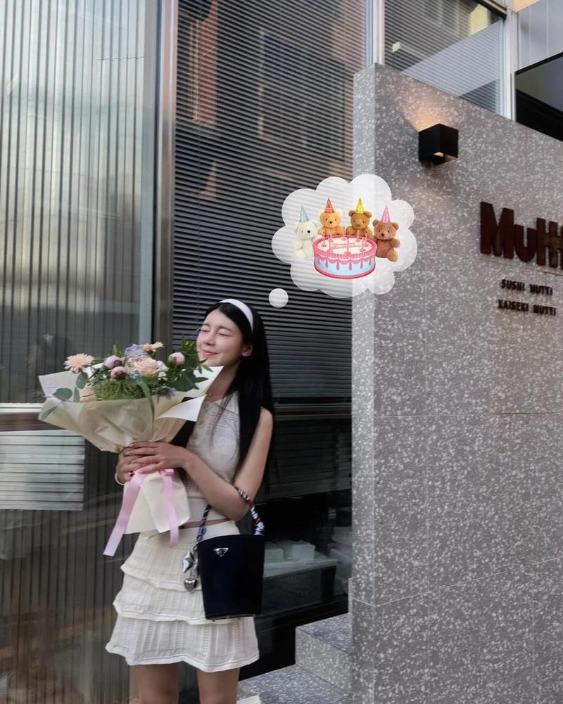 “행복한 생일이여따”…공상정, 여름 저녁의 설렘→하얀 미소 가득 / 환승연애3 출연자 쇼트트랙 심판 공상정 인스타그램