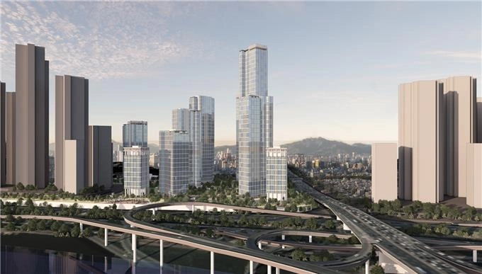 압구정4구역 재건축 조감도[서울시 제공]