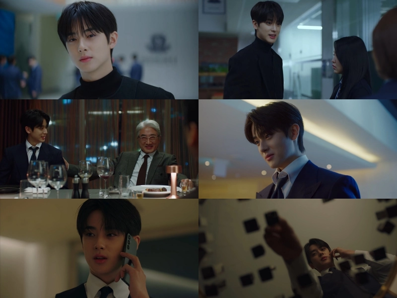“완성형 비주얼로 시선 압도”…김민규, ‘청담국제고등학교 2’서 강렬 등장→신선한 긴장감 불러 / 청담국제고등학교2 방송 캡쳐