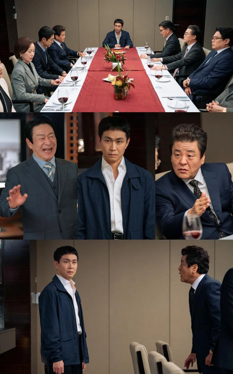 “두 얼굴의 권력자”…오정세, ‘굿보이’서 비밀 회동→박보검과 운명의 대결 예고 / SLL, 스튜디오앤뉴, 드라마하우스스튜디오