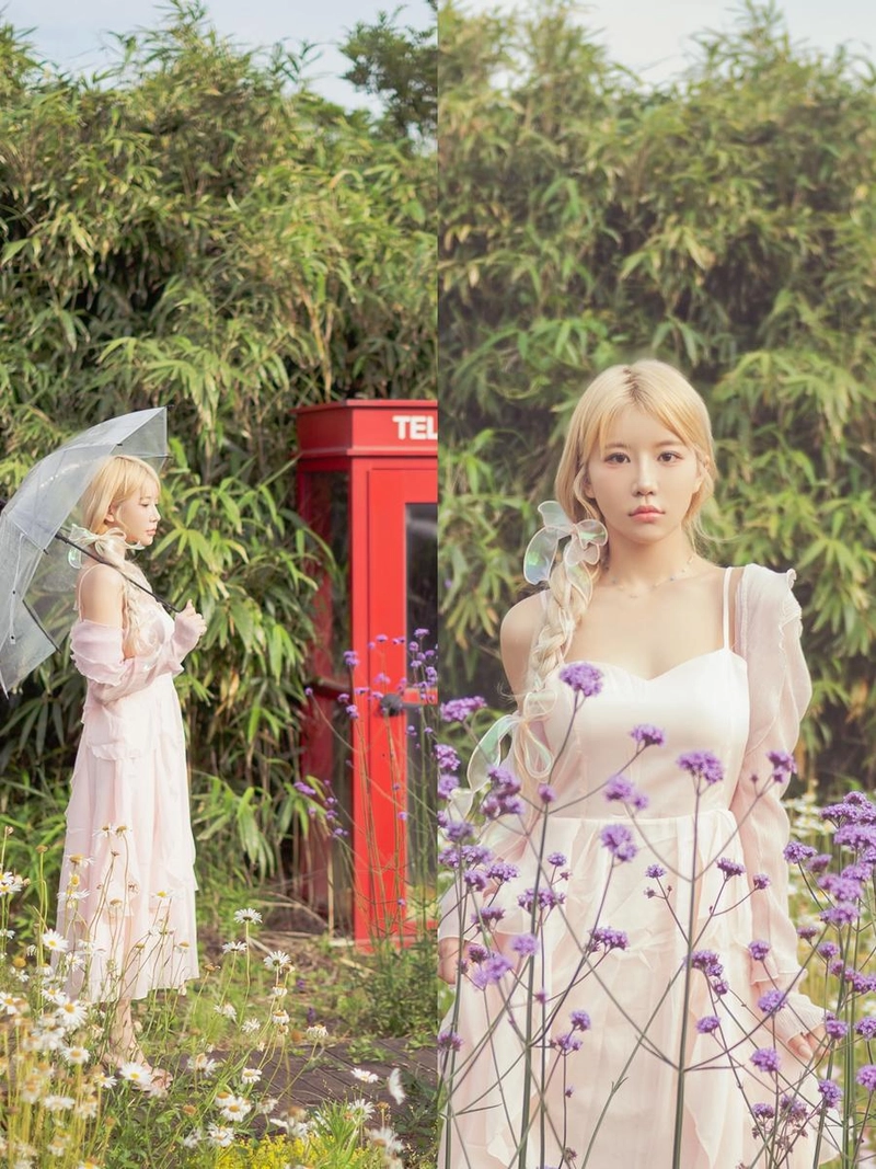 “봄이라 부르고 싶던 순간”…시아지우, 흐드러진 꽃길→몽환의 셀프 포트레이트 / 가수 시아지우 인스타그램