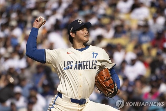 “생일 무실점 투구”…오타니, 휴스턴전 2이닝 호투→다저스 2연패 / 연합뉴스