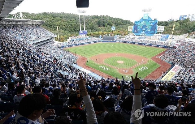“100만 관중 눈앞”…삼성, 홈 흥행 질주→프로야구 첫 140만 관중 도전 / 연합뉴스