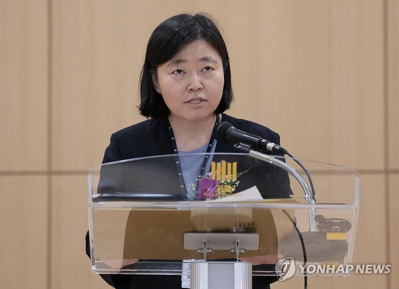 취임사 하는 임은정 신임 동부지검장 / 연합뉴스