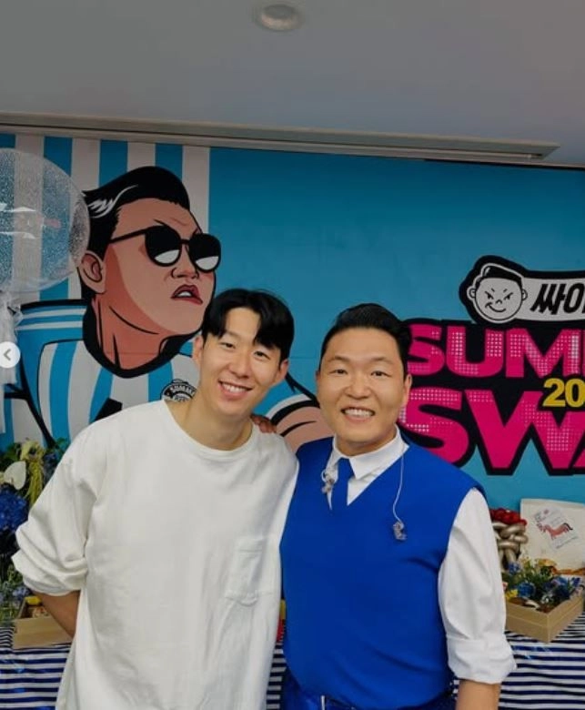 “싸이·손흥민, 흠뻑쇼에서 만난 유쾌한 한판→열기 속 43만 관객 몰렸다”
