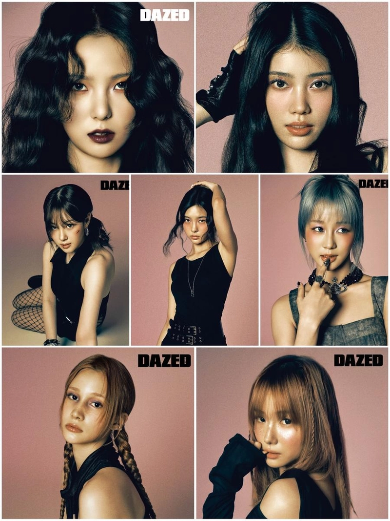 “오로라 품은 시크”…케플러, ‘데이즈드’ 화보서 7색 매력→8월 컴백·투어 시동 / 데이즈드코리아