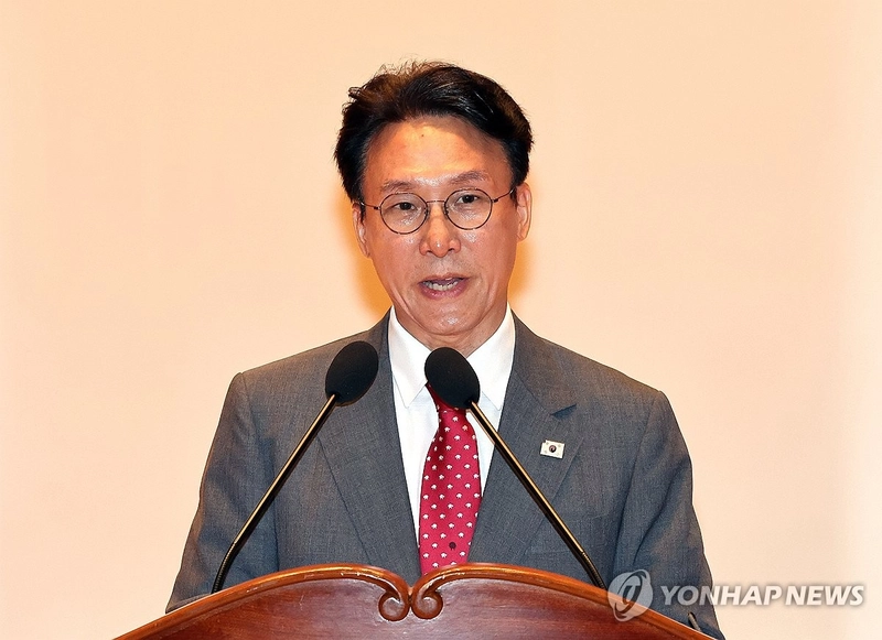 김민석 국무총리가 7일 정부세종청사 대강당에서 열린 취임식에서 취임사를 하고 있다. 2025.7.7 / 연합뉴스