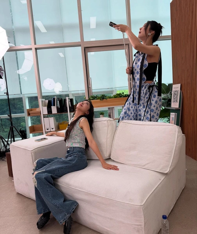 “우린 촬영장에서 이렇게 논다”…서효림, 여름의 유쾌함→MZ 감성 폭발 / 배우 서효림 인스타그램