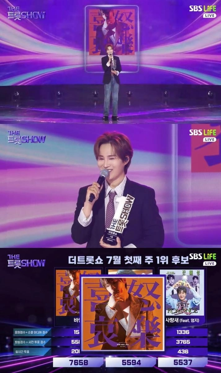 “1위의 무대, 다시 빛났다”…김희재, ‘더 트롯쇼’서 ‘바랑’으로 정상→인기 최정상 입증 / SBSLife