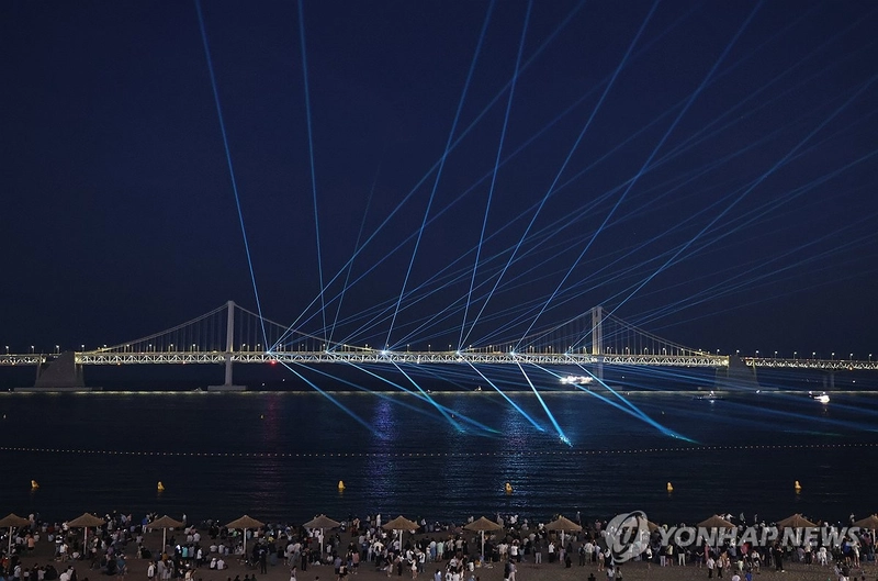 광안리드론쇼(출처=연합뉴스)