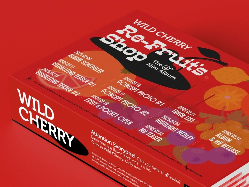 “아이칠린, ‘WILD CHERRY’로 여름 정조준한다”…컴백 스케줄러 공개→글로벌 팬 기대 / 케이엠이엔티