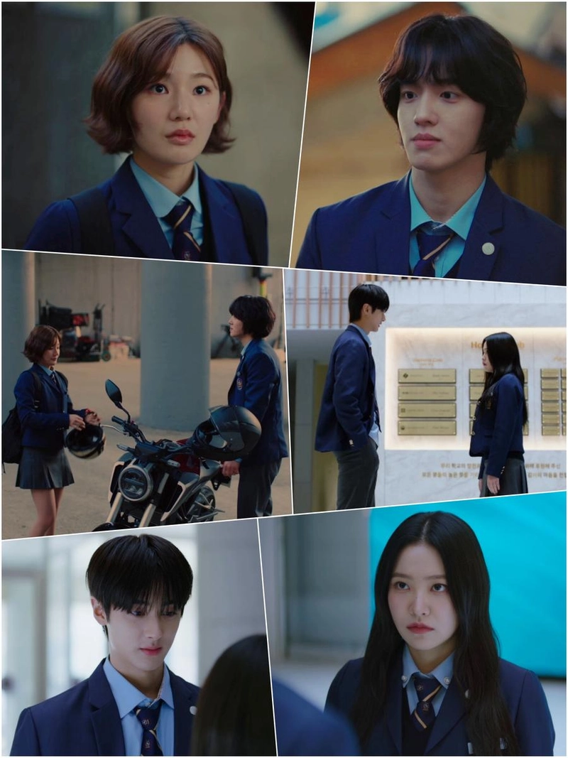 “냉온 커플의 심리전”…이은샘·김예림, ‘청담국제고등학교 2’서 극과 극 텐션→호기심 유발 / 와이낫미디어, 리안컨텐츠