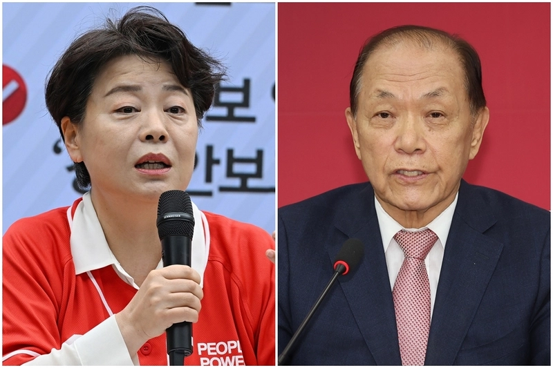 윤희숙 여의도연구원장, 황우여 전 비상대책위원장[연합뉴스 자료사진]