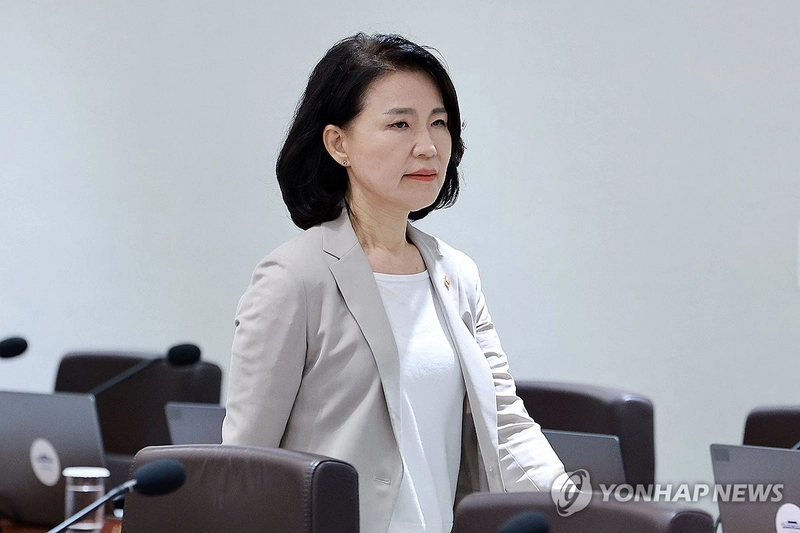 국무회의 참석한 이진숙 방통위원장 / 연합뉴스