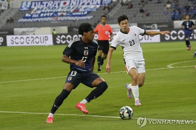 “데뷔전 4골 폭발”…저메인, 일본 대표팀 진기록 달성 / 연합뉴스