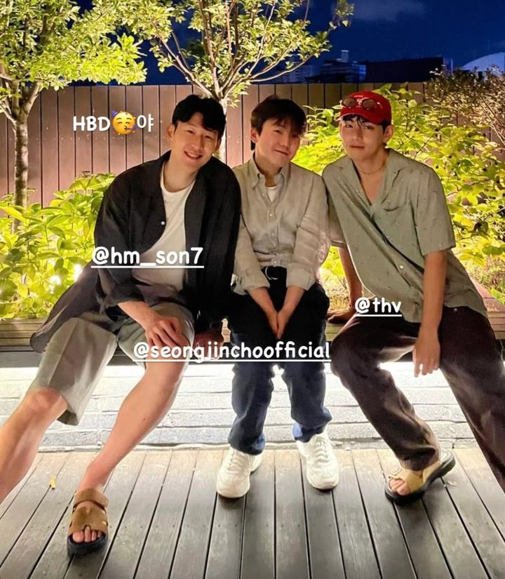 “BTS 뷔·손흥민·조성진, 한 장면에 담긴 세계적 만남→새로운 케미 기대감”