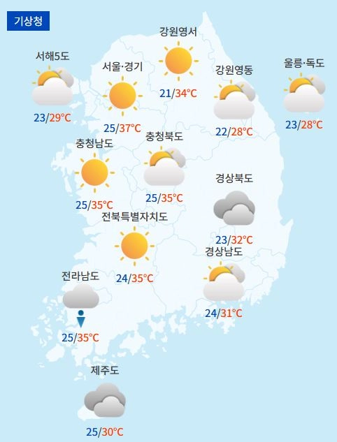 전국날씨예보 / 케이웨더