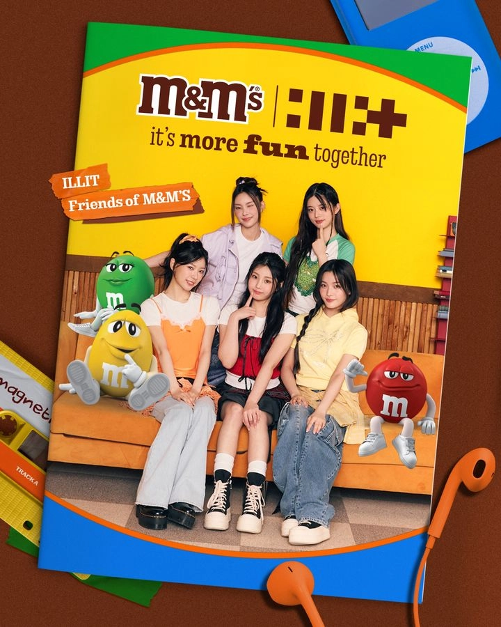 “아일릿, 글로벌 초콜릿 사로잡다”…‘M&M’S’ K팝 첫 앰버서더→새 캠페인 중심에 선다