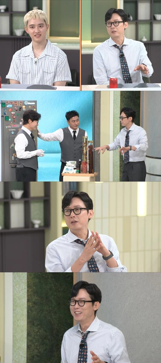 “건강철학부터 해산물 나눔까지”…박병은·도경수, ‘냉장고를 부탁해’서 유쾌한 케미→시선 집중