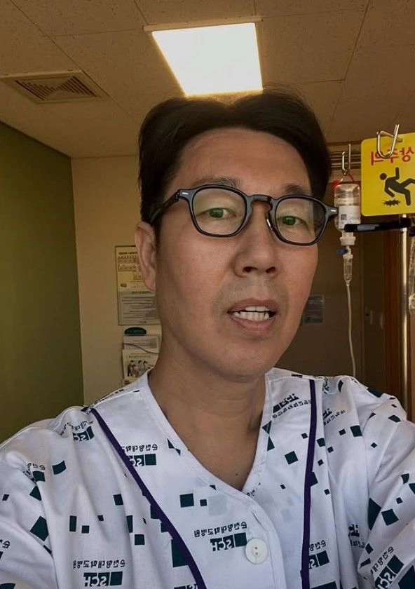 “응급실도 웃음으로…김영철, 장폐쇄 입원→회복 의지 밝히다