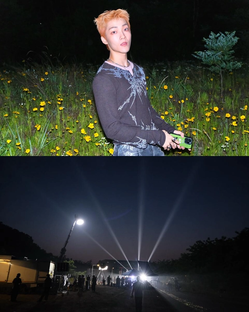 “물결처럼 번지는 여운”…케빈, 한여름 밤 감성→빛과 어둠 사이 / 그룹 더보이즈 케빈 인스타그램