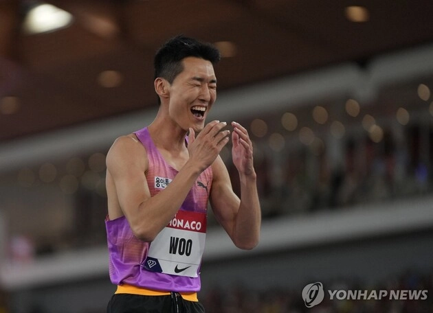 “2m34 1차 시기 성공”…우상혁, 모나코 다이아몬드리그 7연승 질주 / 연합뉴스
