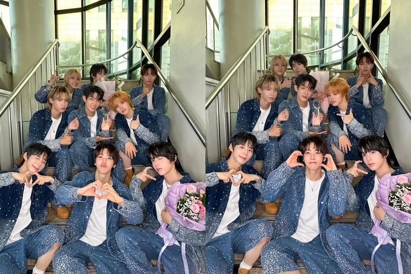 “아홉(AHOF), 데뷔 10일에 3관왕”…‘뮤직뱅크’ 정상→괴물 신인 존재감 증명 / AHOF OFFICIAL