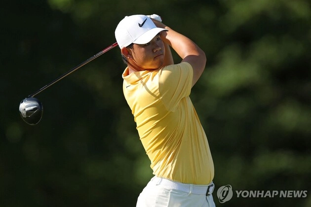 “버디-보기 맞바꾼 김주형”…스코틀랜드오픈 2R 공동 27위로 하락 / 연합뉴스