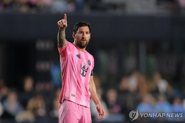 “5경기 연속 멀티골” 메시아, 풀타임 두 골로 마이애미 5연승 견인 / 연합뉴스