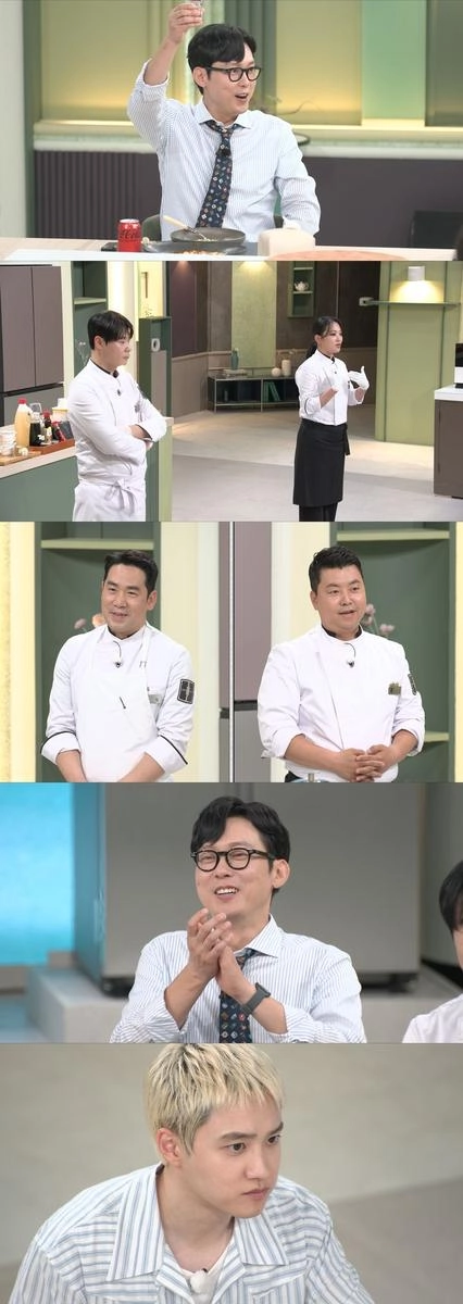“박병은·도경수, 해산물 안주 대결”…‘냉장고를 부탁해’ 전무와 인턴의 깜짝 변신→셰프들 신경전 폭발