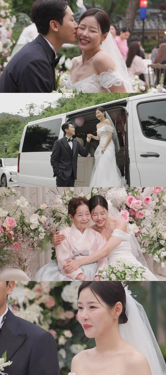“할머니 손 꼭 잡은 신부”…박하나·김태술, ‘동상이몽2’서 눈물의 입장→감동 장면 연출