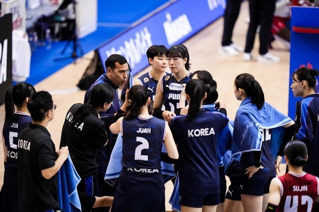 “1승 11패 최하위”…한국 여자배구, VNL 강등 확정 충격 / 연합뉴스