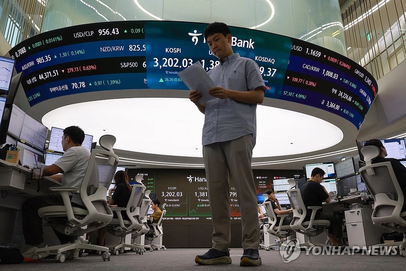 코스피 3,190대 하락 출발…코스닥 보합권 움직임