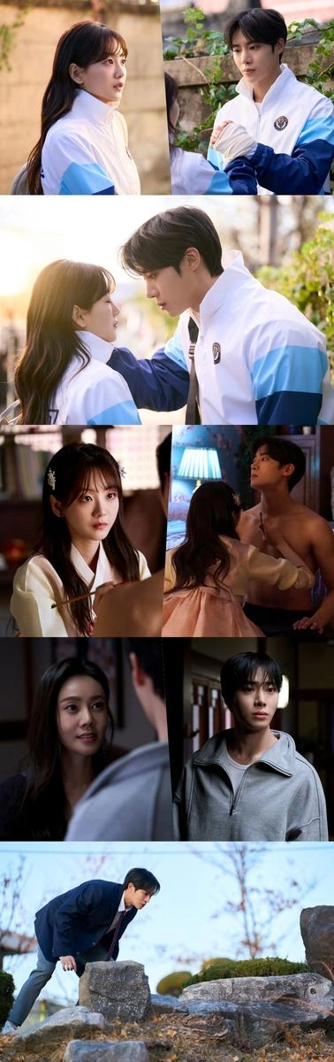 “두근거림 정점”…조이현·추영우, ‘견우와 선녀’ 위기 속 입맞춤 1초 전→쌍방 구원 향한 용기 / tvN